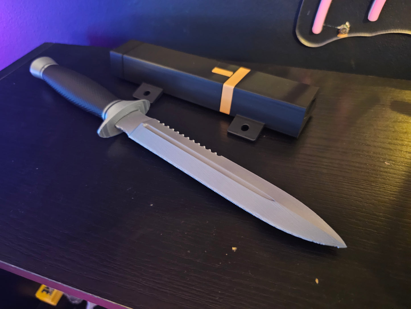 Deadpool Baby Knife Fake 3D Printed Prop Inspired by Deadpool 3 Custom Replica Cosplay with Ankle Sheath