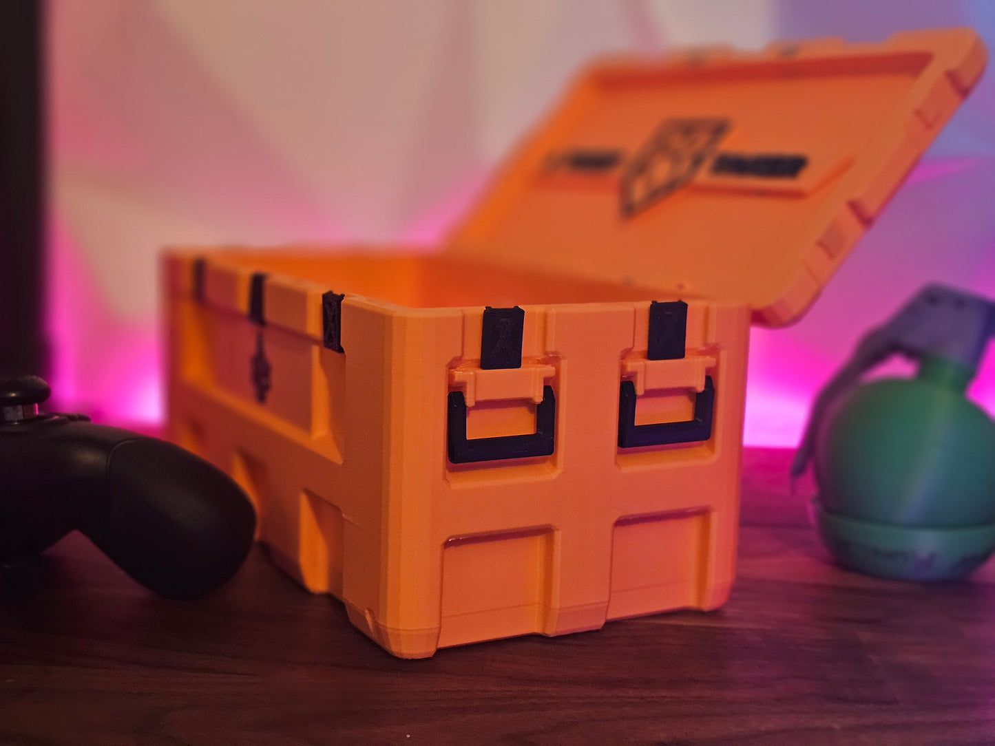 8. COD Warzone Legendary Loot Crate Supply Box Controller Case (Personalised)