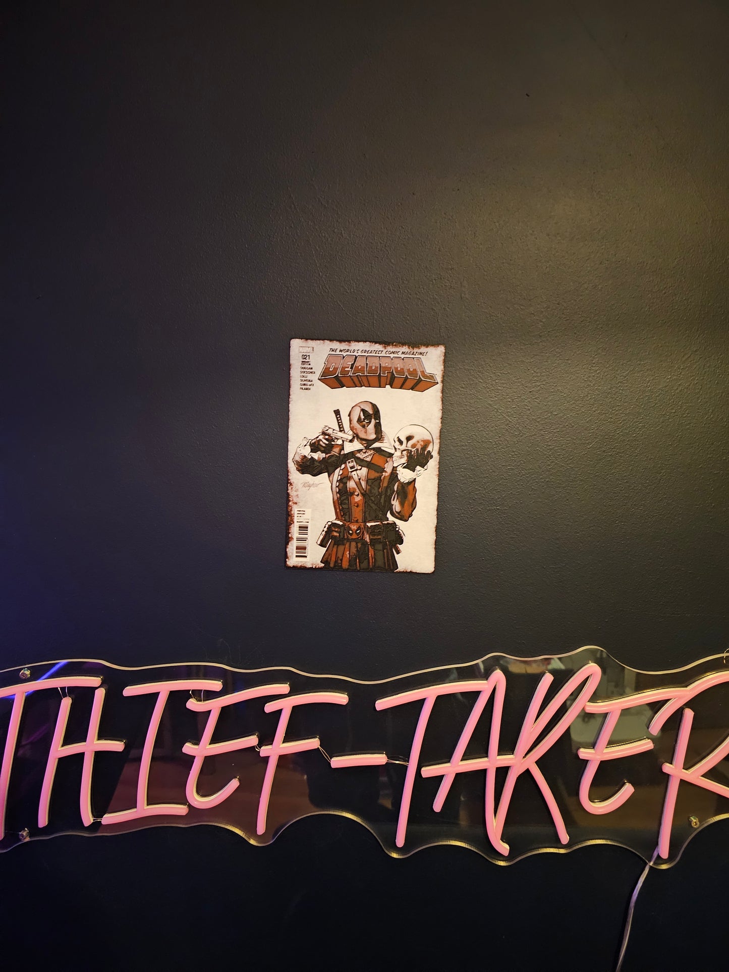 6. Deadpool Shakespeare Comic Cover Hueforge Poster Art