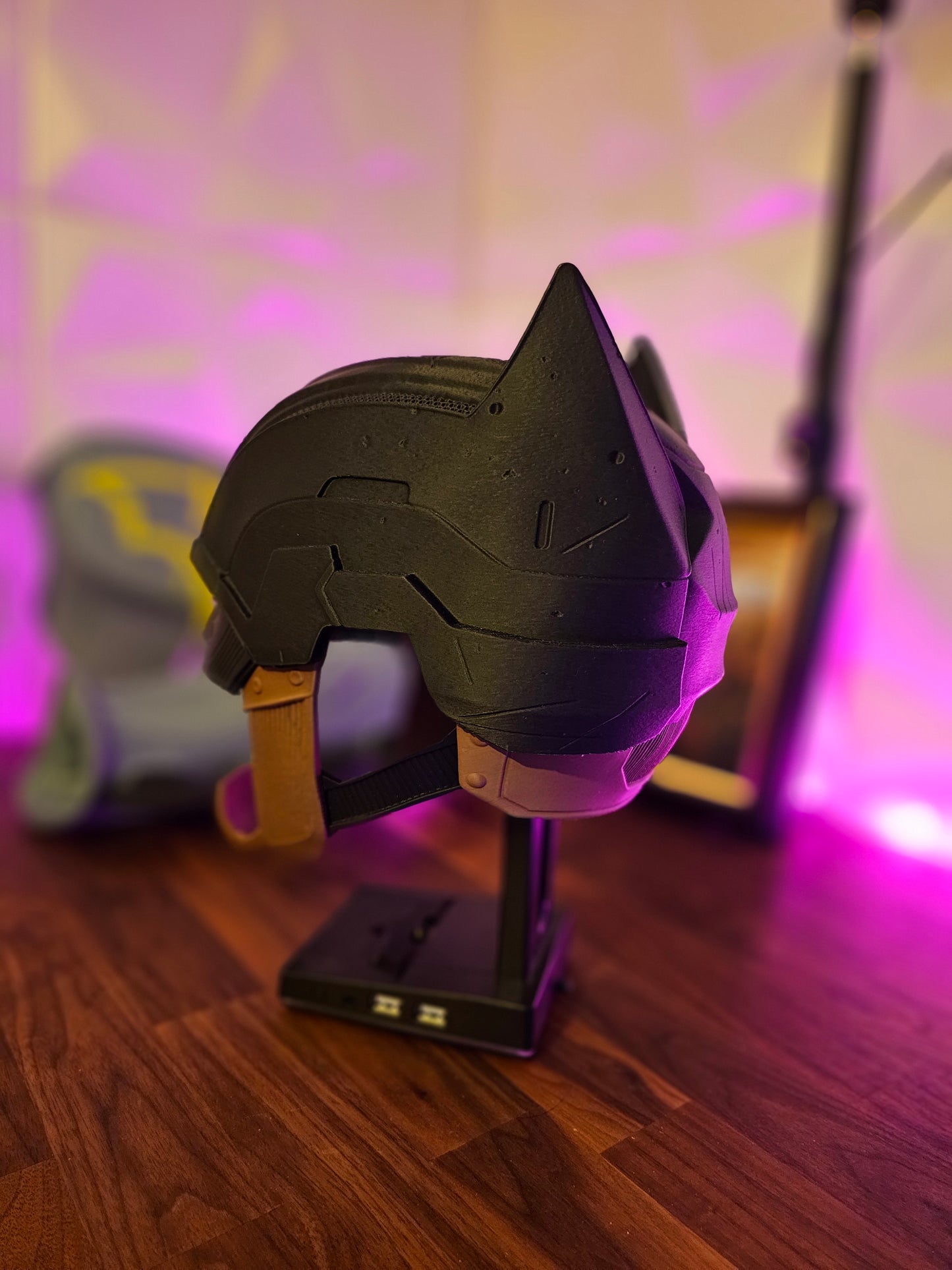 4. Batman Inspired Dark Detective Mask Cowl Helmet Custom Replica Cosplay