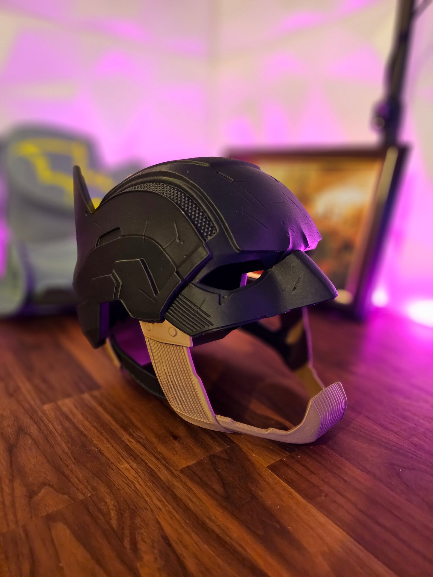 4. Batman Inspired Dark Detective Mask Cowl Helmet Custom Replica Cosplay