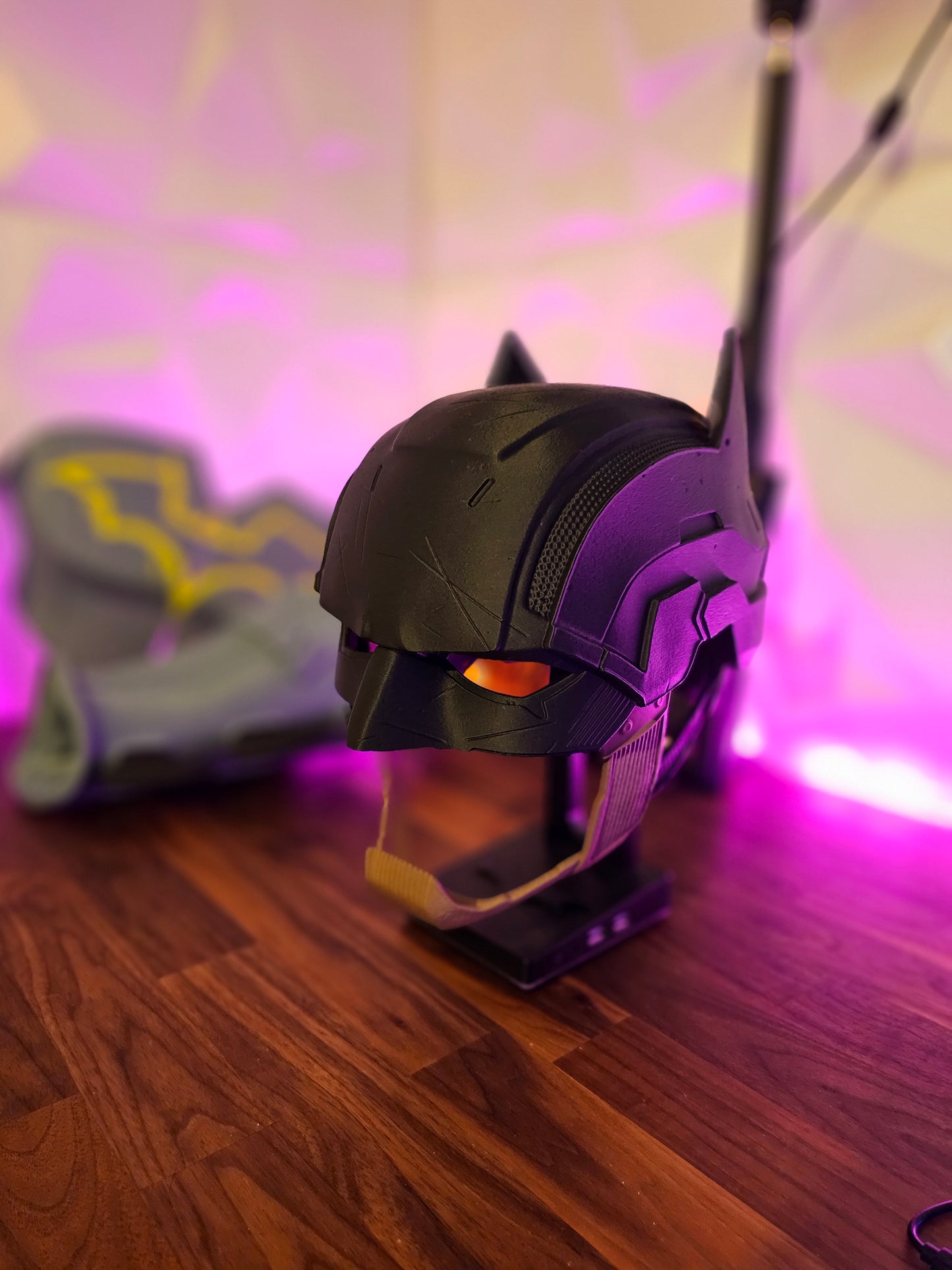 4. Batman Inspired Dark Detective Mask Cowl Helmet Custom Replica Cosplay