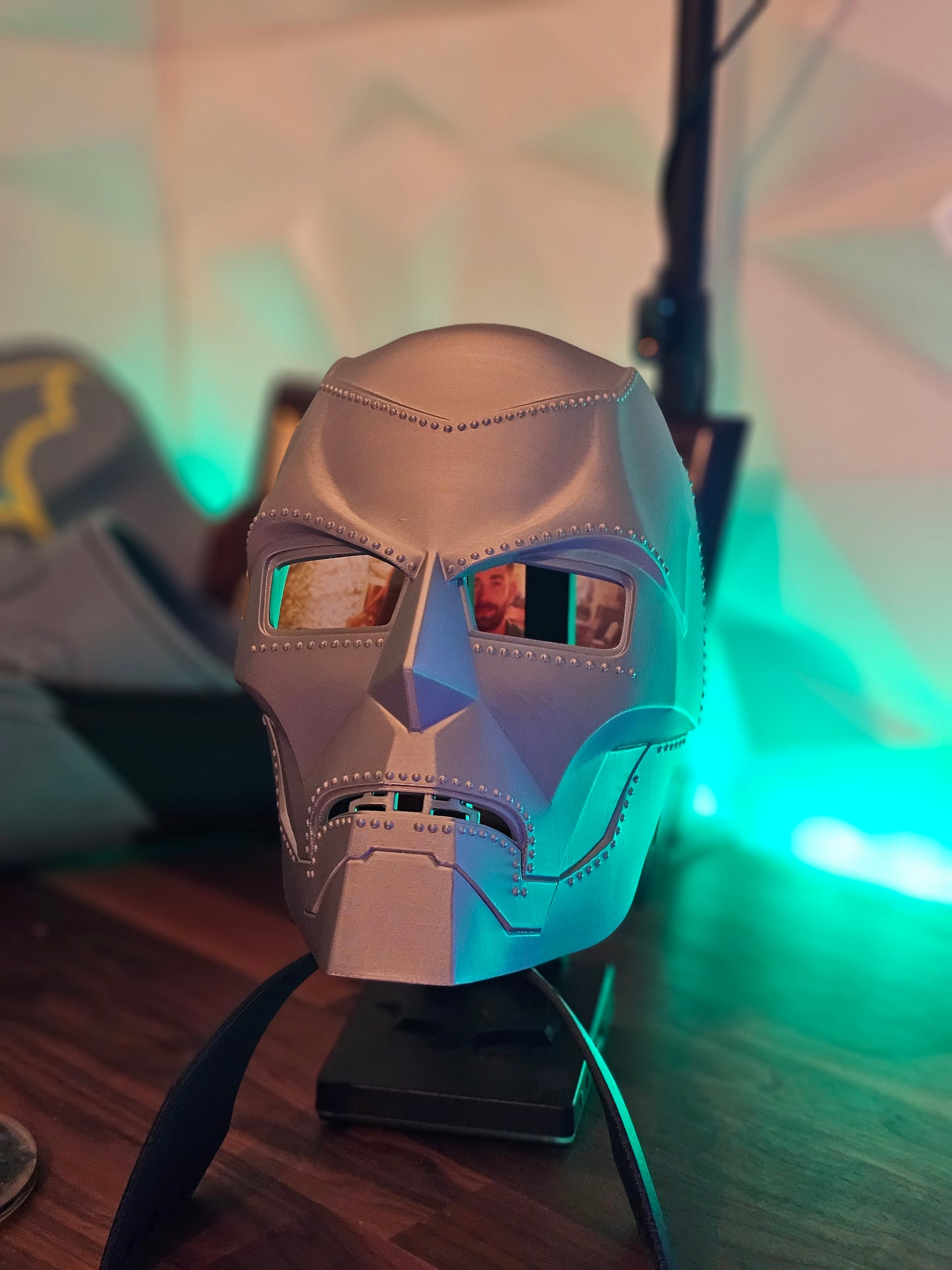 7. Dr Doom Inspired Mask (Iron Man) Custom Replica Cosplay RDJ Comic Con Reveal
