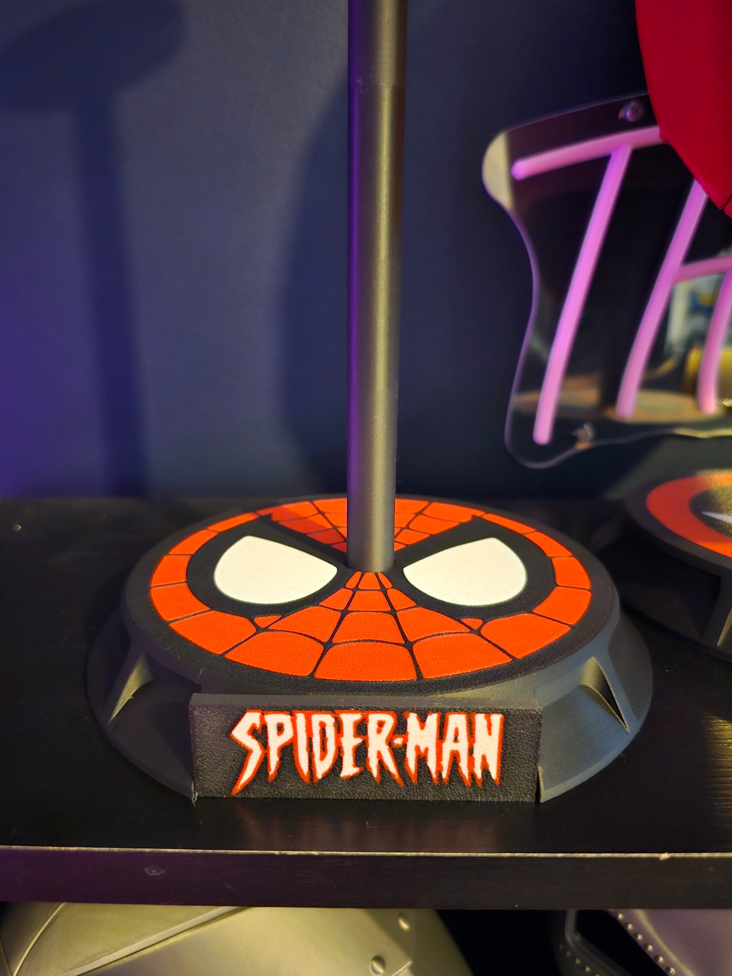 5. Helmet Display Stand for Wolverine, Deadpool and Spiderman Mask Helmet Replica Cosplay