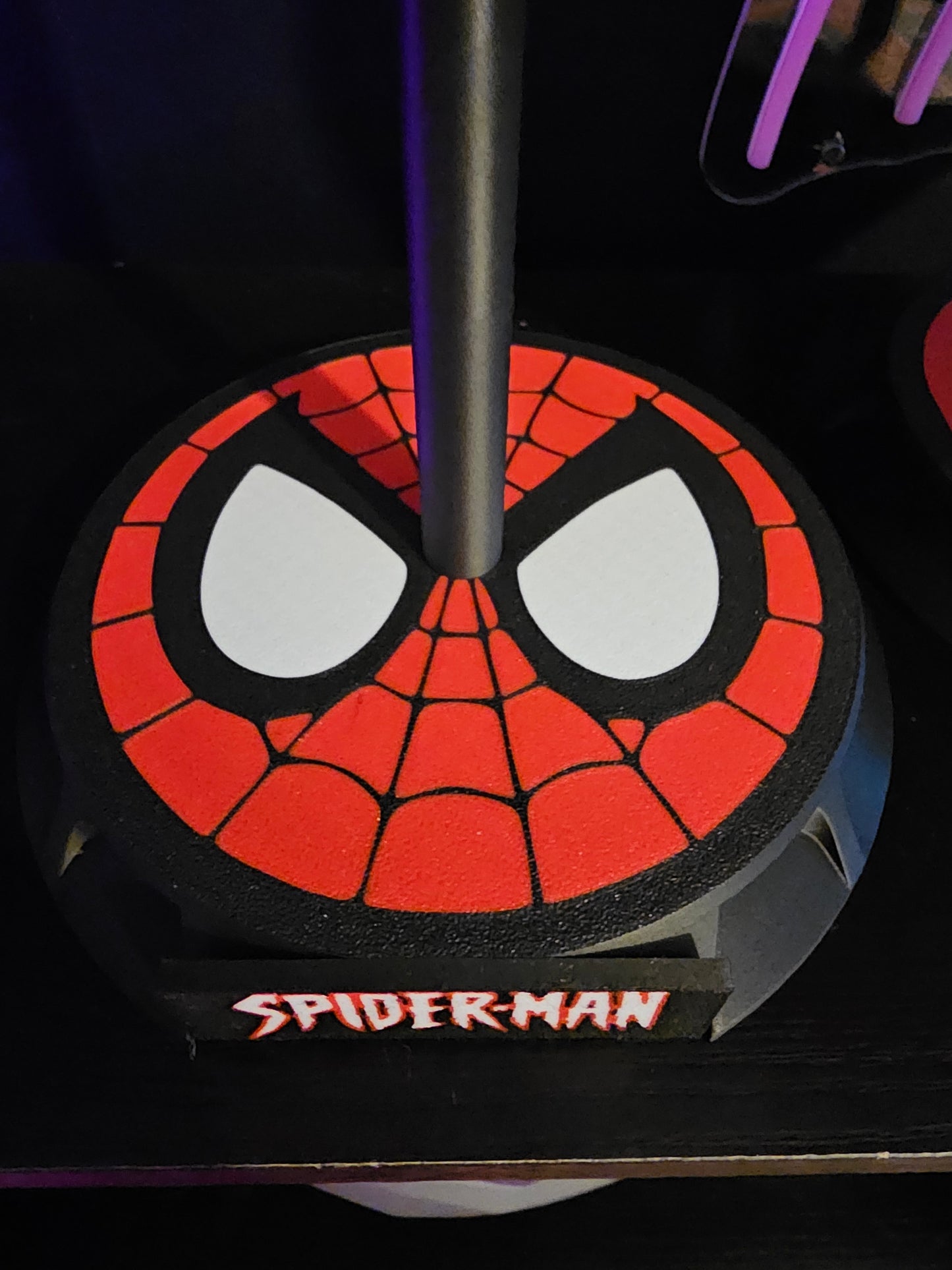 5. Helmet Display Stand for Wolverine, Deadpool and Spiderman Mask Helmet Replica Cosplay