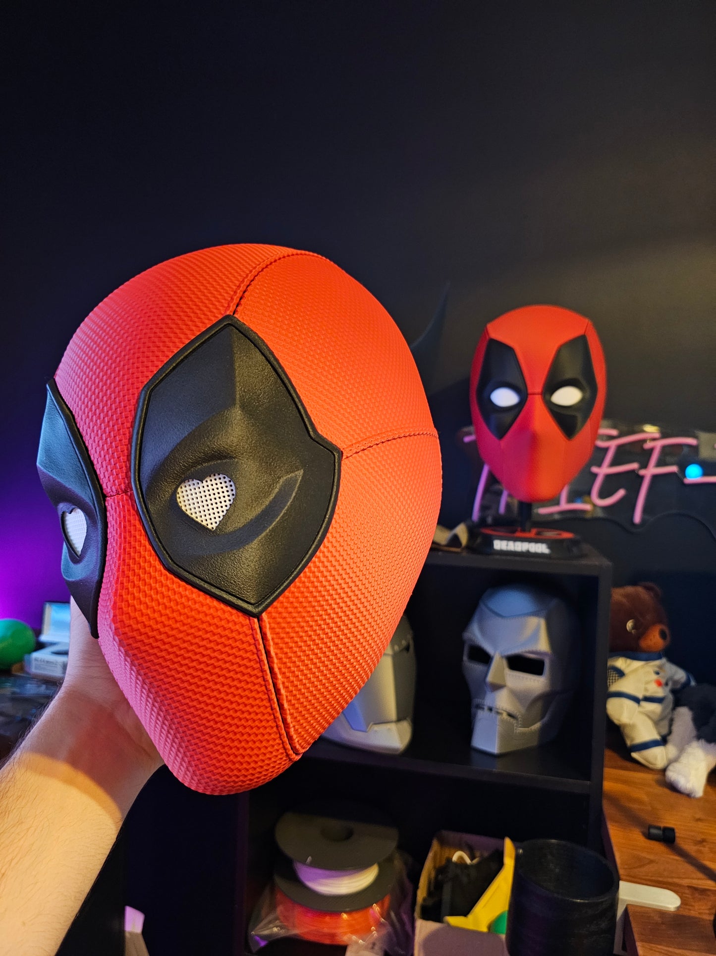 3. Ladypool Lady Deadpool 3 Mask Cowl Helmet Deadpool and Wolverine Custom Replica Cosplay