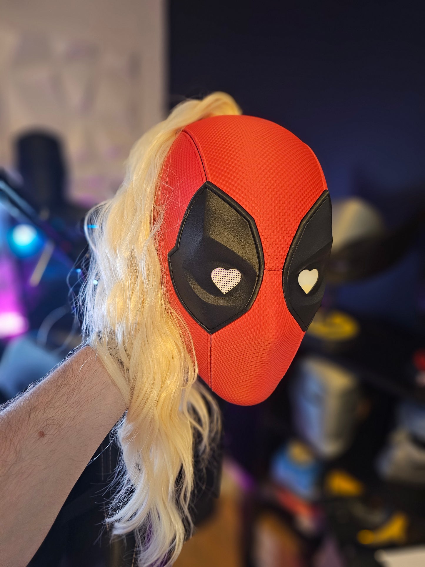 3. Ladypool Lady Deadpool 3 Mask Cowl Helmet Deadpool and Wolverine Custom Replica Cosplay