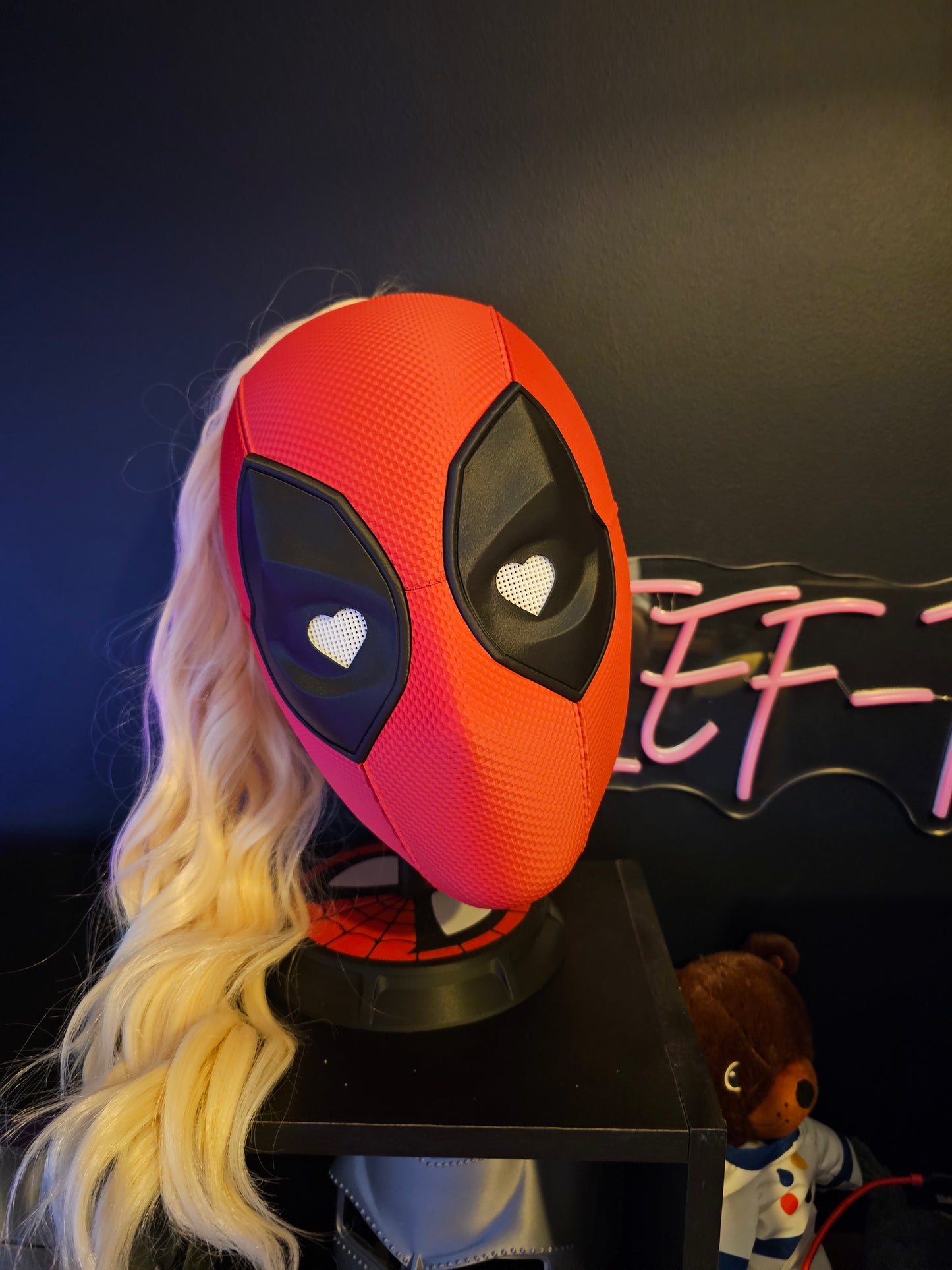 3. Ladypool Lady Deadpool 3 Mask Cowl Helmet Deadpool and Wolverine Custom Replica Cosplay