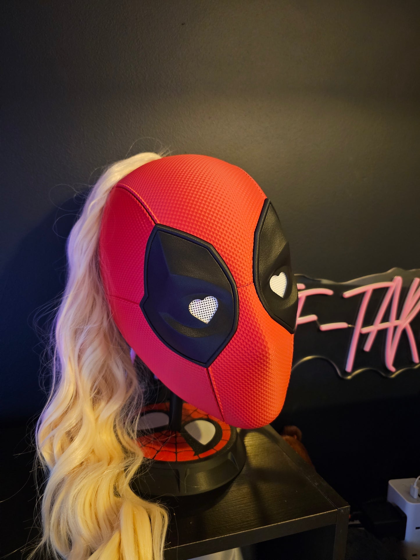 3. Ladypool Lady Deadpool 3 Mask Cowl Helmet Deadpool and Wolverine Custom Replica Cosplay