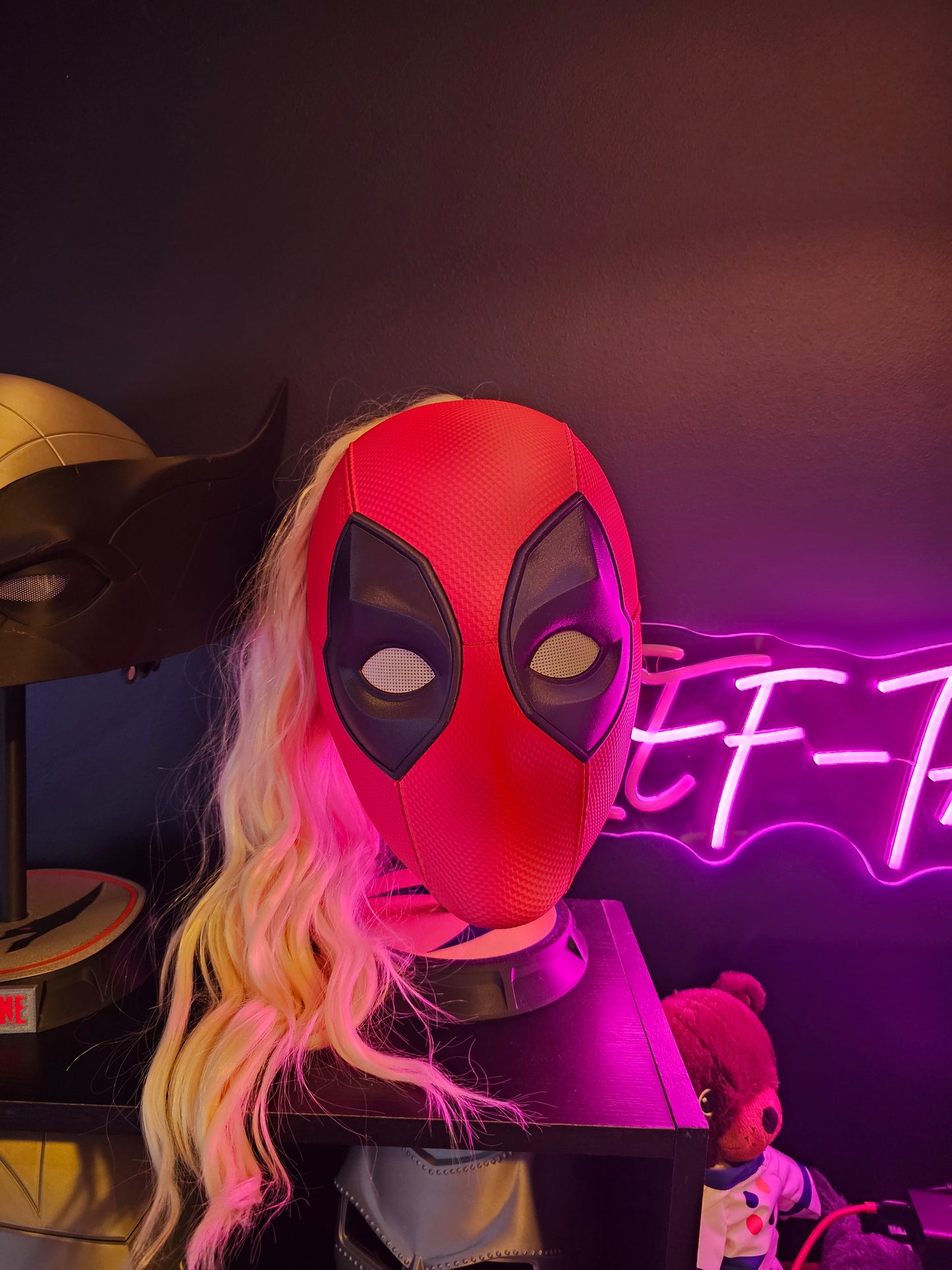 3. Ladypool Lady Deadpool 3 Mask Cowl Helmet Deadpool and Wolverine Custom Replica Cosplay