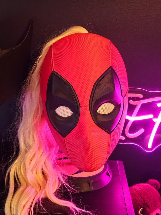 3. Ladypool Lady Deadpool 3 Mask Cowl Helmet Deadpool and Wolverine Custom Replica Cosplay