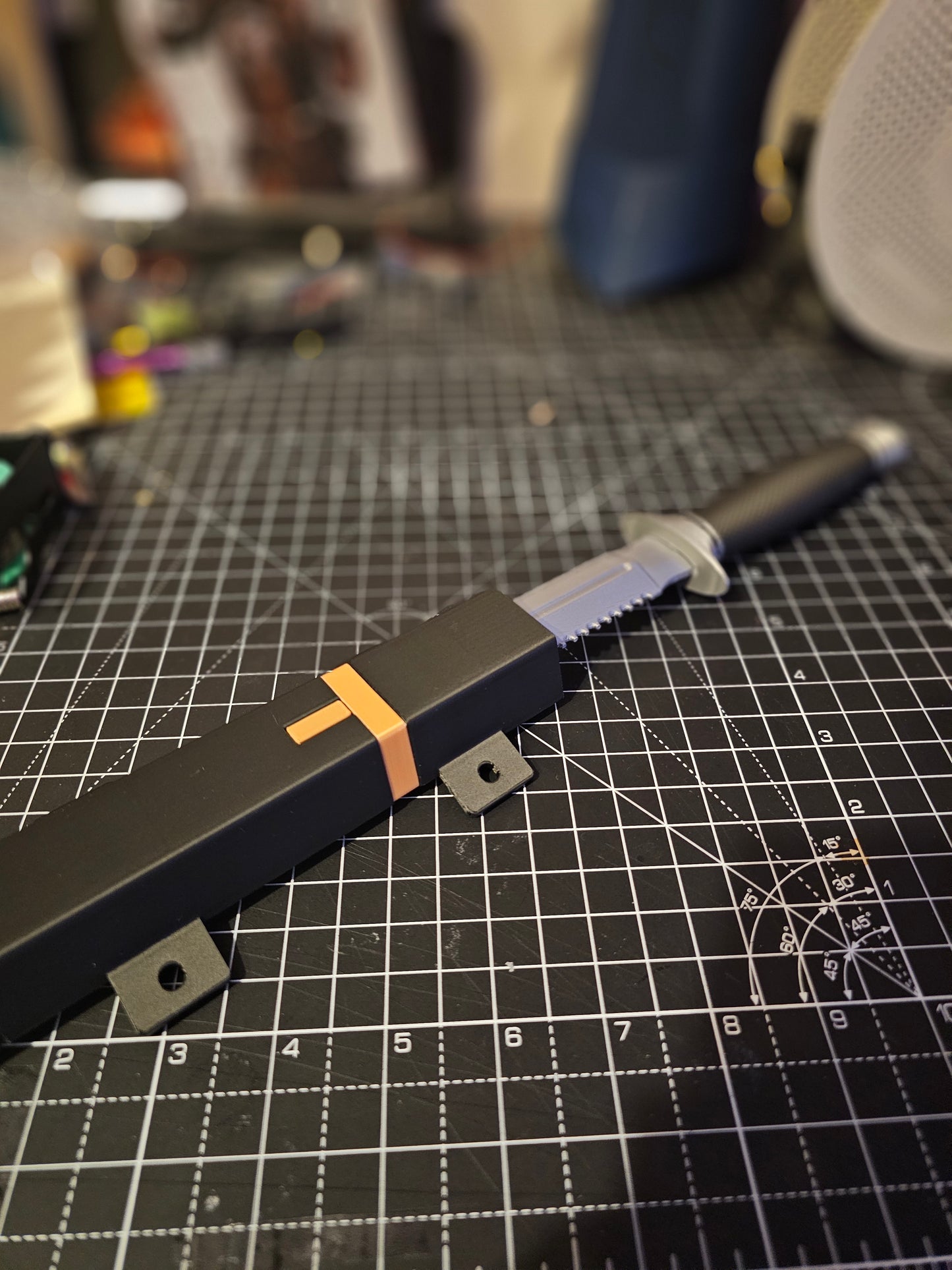 Deadpool Baby Knife Fake 3D Printed Prop Inspired by Deadpool 3 Custom Replica Cosplay with Ankle Sheath