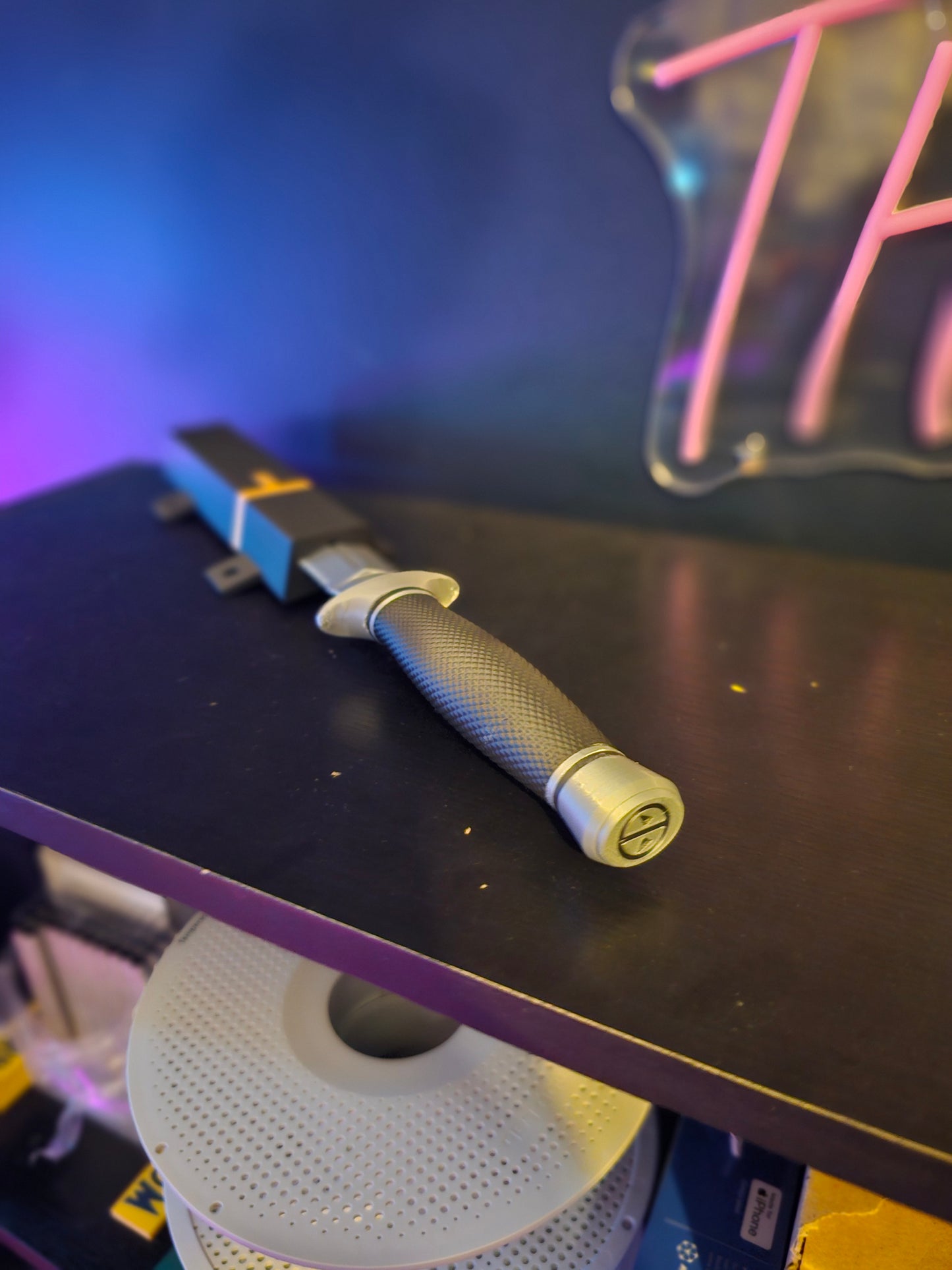 Deadpool Baby Knife Fake 3D Printed Prop Inspired by Deadpool 3 Custom Replica Cosplay with Ankle Sheath