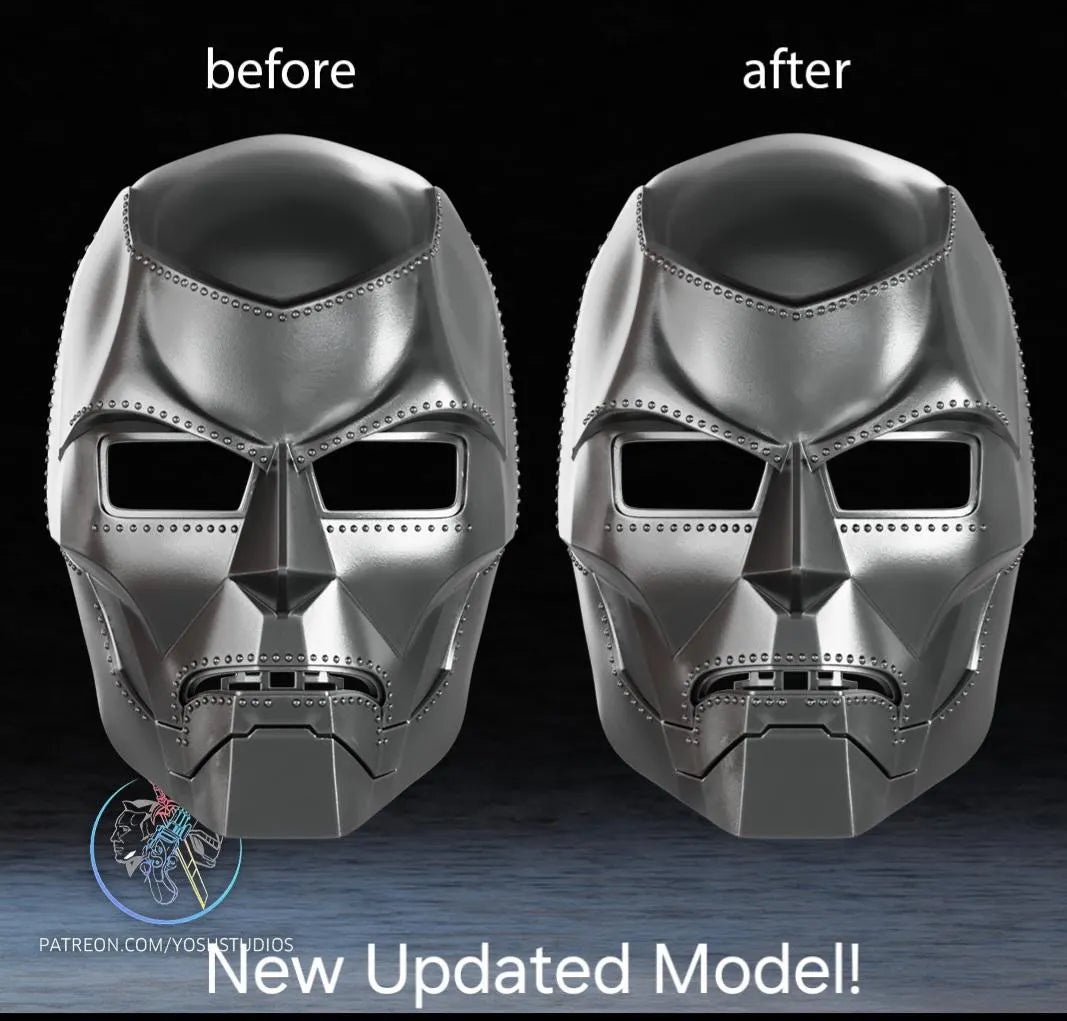 7. Dr Doom Inspired Mask (Iron Man) Custom Replica Cosplay RDJ Comic Con Reveal